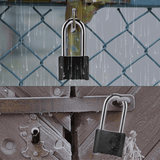 Wadfow Padlocks & Accessories Wadfow Long Shackle Iron Padlock - 50mm & 75mm