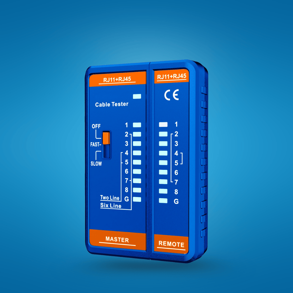 Wadfow Digital Meter Wadfow Network Cable Tester  - WTP9501