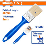 Wadfow Paint Tools & Equipment Wadfow Paint Brush for Oil Based Paint with Plastic Handle - 1", 1.5" & 3"