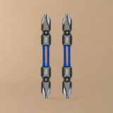 Wadfow Screwdriver Bits Wadfow PH2+PH2 65mm Impact Screwdriver Bit Set - WSV3K62