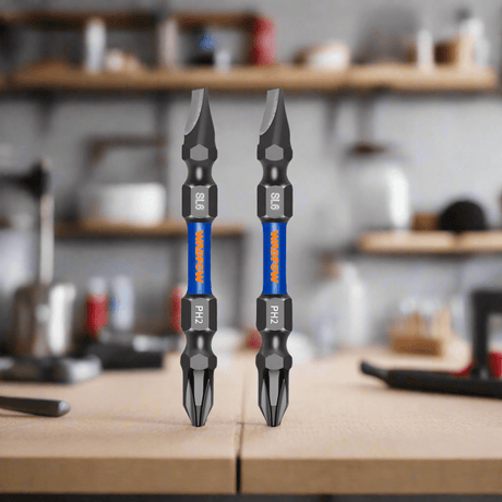 Wadfow Screwdriver Bits Wadfow PH2+SL6.0*1.0 65mm Impact Screwdriver Bit Set - WSV3K63