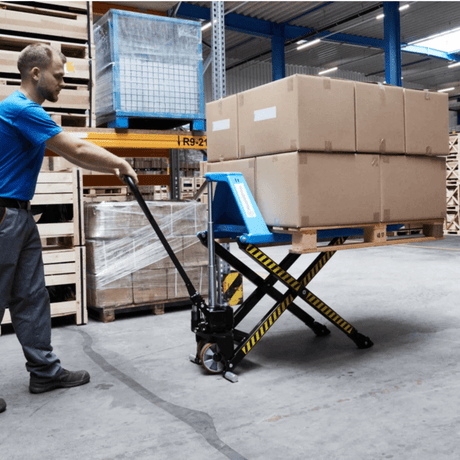 Wadfow Automotive Tools Wadfow Pneumatic Cross Lift Pallet Truck 1000KG - WNH5R10
