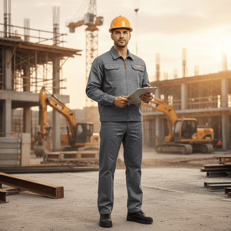 Wadfow Safety Clothing Wadfow Professional Work Uniform Set with Jacket & Trousers - WUN1801.XL