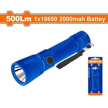 Wadfow Specialty Safety Equipment Wadfow Rechargeable LED Flashlight 500 Lumens - WFL5408