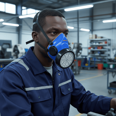 Wadfow Dust Masks & Respirators Wadfow Reusable Half-Mask Respirator with Cartridge - WRJ1501