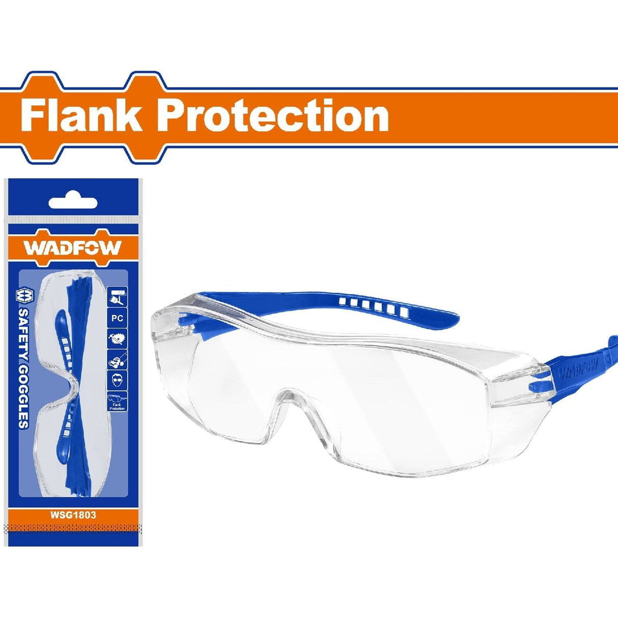 Wadfow Eye Protection & Safety Glasses Wadfow Safety Goggles - WSG1803