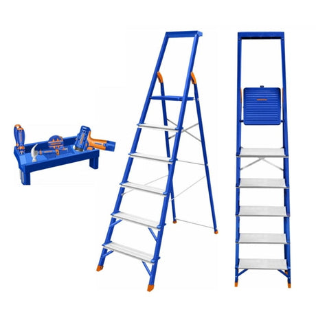 Wadfow Ladder Wadfow Steel & Aluminium Household Ladder - WLD1H04, WLD1H06 & WLD1H08