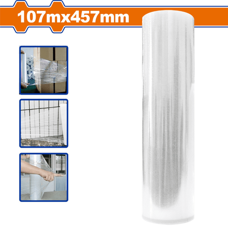 Wadfow Adhesives & Tapes Wadfow Stretch Wrap Film  (457mm x 107m) -  WXR2303