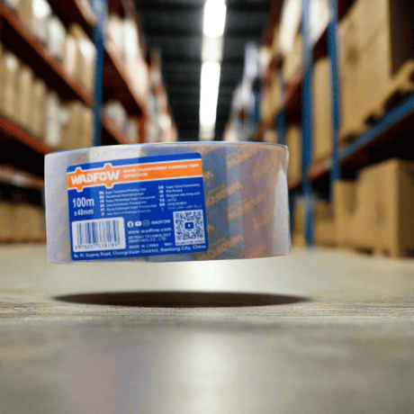 Wadfow Adhesives & Tapes Wadfow Super Transparent Packing Tape 100mx48mm - WPN1H20