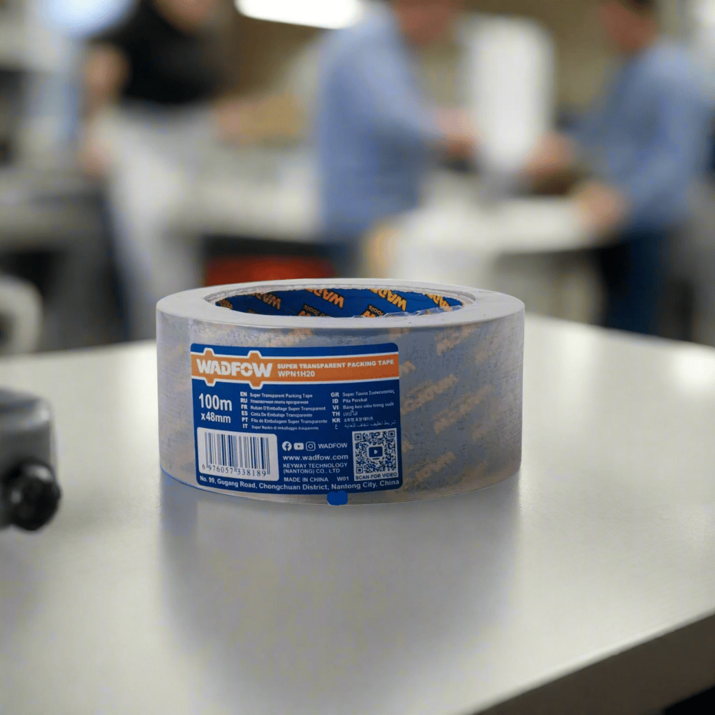 Wadfow Adhesives & Tapes Wadfow Super Transparent Packing Tape 100mx48mm - WPN1H20