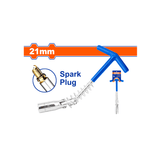 Wadfow Sockets & Hex Keys Wadfow T-Handle Spark Plug Socket Wrench 21mm - WTH5121