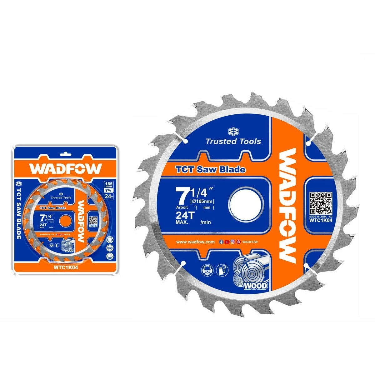 Wadfow Grinding & Cutting Wheels Wadfow TCT Saw Blade For Wood - WTC1K04 & WTC1K11