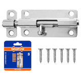 Wadfow Fasteners Wadfow Tower Bolt 3", 4" & 5" - WCX2K03, WCX2K04 & WCX2K05