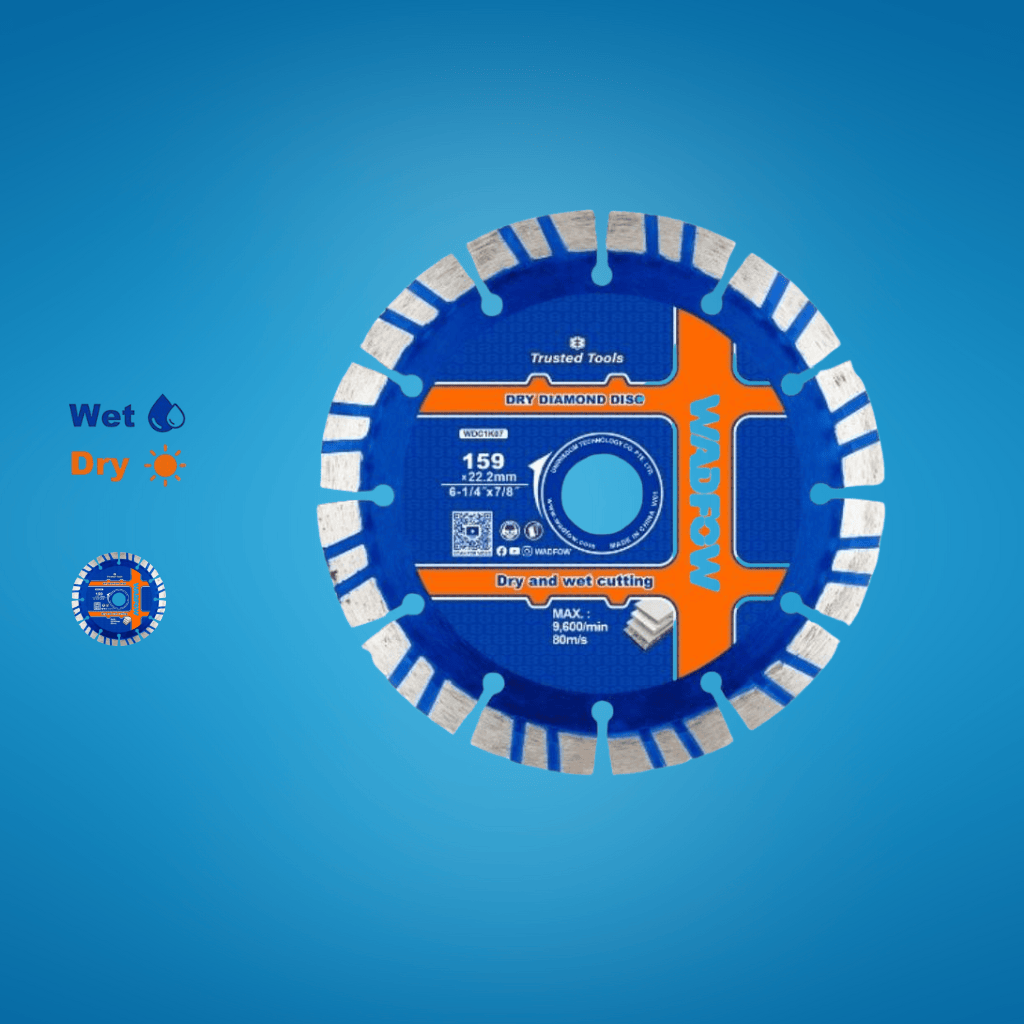 Wadfow Grinding & Cutting Wheels Wadfow Wet & Dry Diamond Disc 6-1/4" WDC1K07