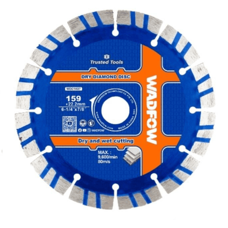 Wadfow Grinding & Cutting Wheels Wadfow Wet & Dry Diamond Disc 6-1/4" WDC1K07