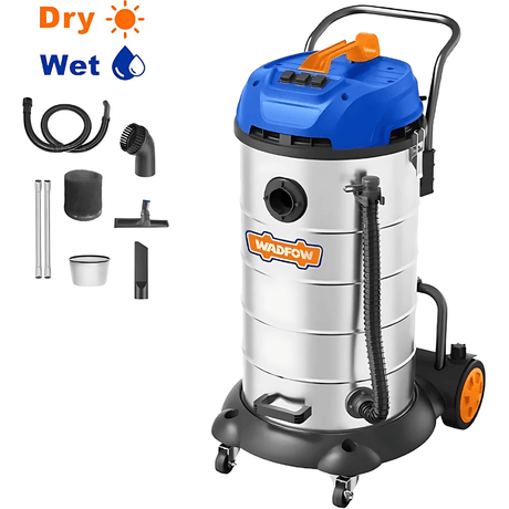 Wadfow Steam & Vacuum Cleaner Wadfow Wet & Dry Vacuum Cleaner  90L  - WVR5A90