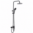 Wahkit Shower Set & Head Wahkit Black Wall Mounted Three-Function Round Rain Shower Set - K-8832H