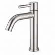 Wahkit Bathroom Faucet Wahkit Brushed Curved Basin Tap in 304 Stainless Steel - K-8901L