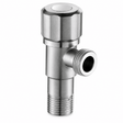 Wahkit Taps & Faucets Wahkit Brushed Round Angle Valve in 304 Stainless Steel - K-8642L
