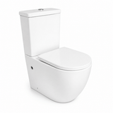 Wahkit Toilet & Urinal Wahkit Ceramic Skirted Two-Piece Water Closet with Fully Rounded Bowl 638mm - 2009