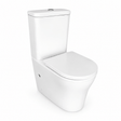 Wahkit Toilet & Urinal Wahkit Ceramic Skirted Two-Piece Water Closet with Rounded Bowl & Tapered Base 615mm - 2008