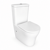 Wahkit Toilet & Urinal Wahkit Ceramic Skirted Two-Piece Water Closet with Rounded Bowl & Tapered Base 615mm - 2008