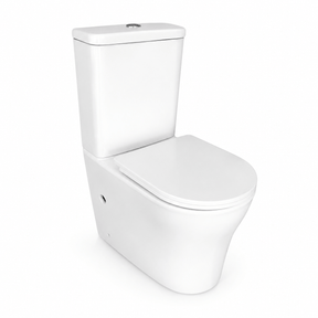 Wahkit Toilet & Urinal Wahkit Ceramic Skirted Two-Piece Water Closet with Rounded Bowl & Tapered Base 615mm - 2008