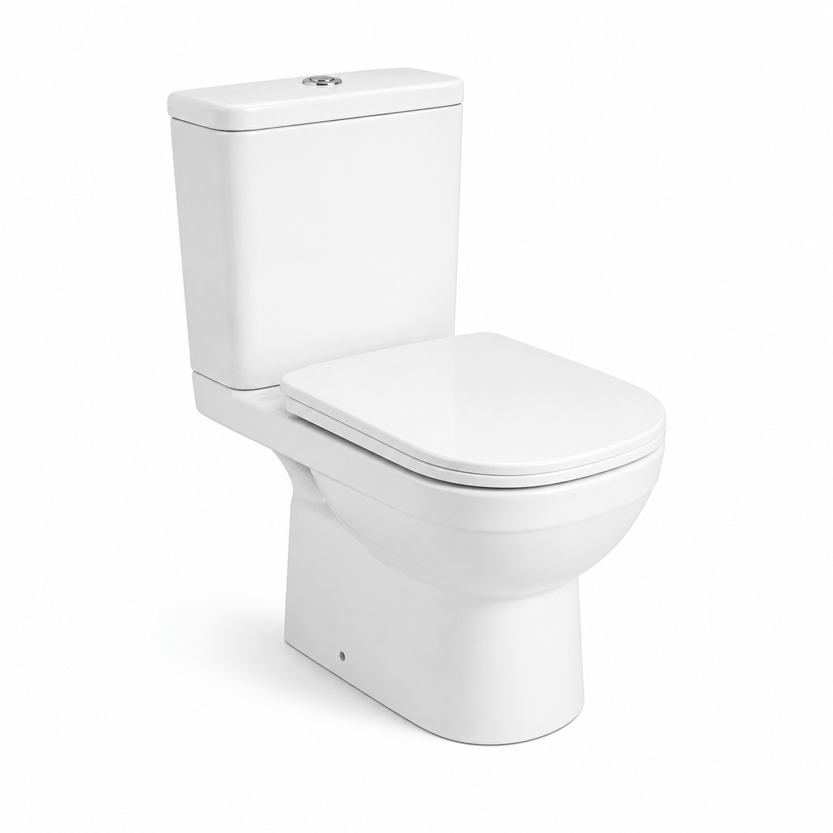 Wahkit Toilet & Urinal Wahkit Ceramic Standard Two-Piece Water Closet with D-Shaped Bowl 640mm - 2007S/P
