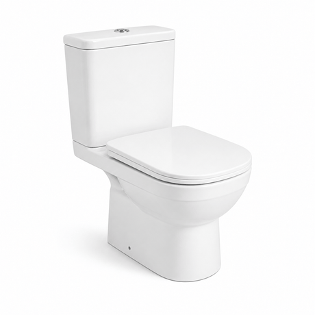 Wahkit Toilet & Urinal Wahkit Ceramic Standard Two-Piece Water Closet with D-Shaped Bowl 640mm - 2007S/P