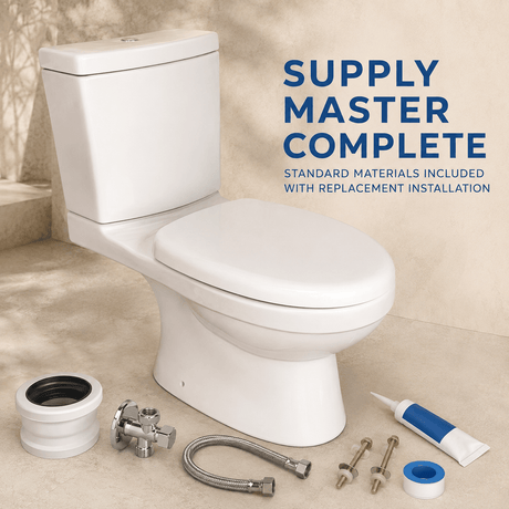 Wahkit Toilet & Urinal Wahkit Ceramic Standard Two-Piece Water Closet with Elongated Bowl & Floor Outlet 660mm - 2001S