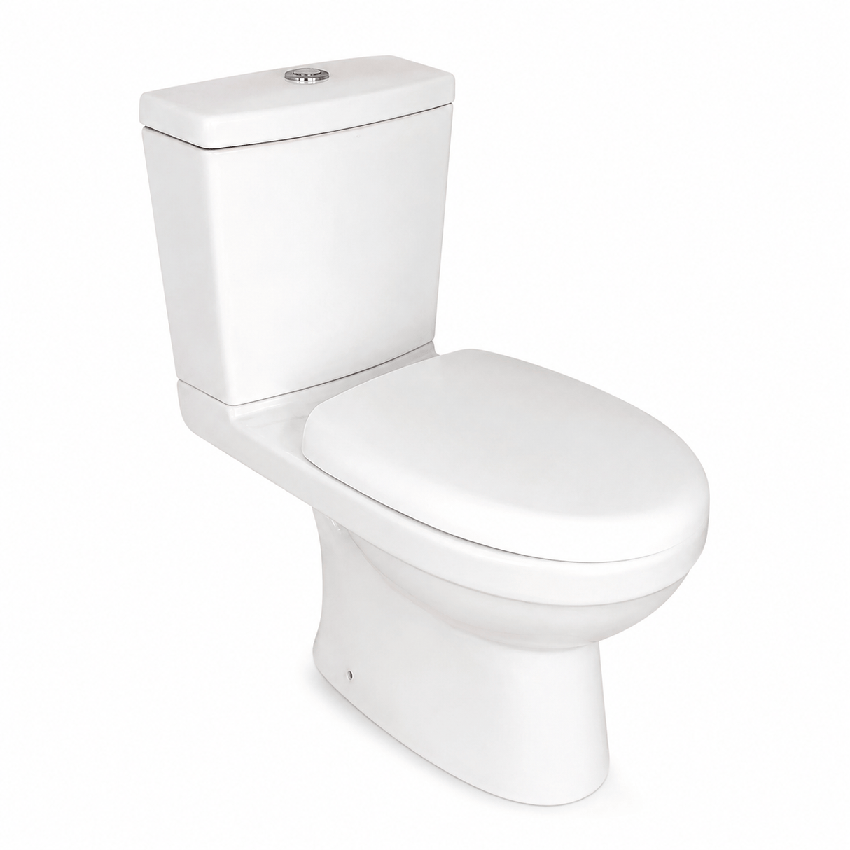 Wahkit Toilet & Urinal Wahkit Ceramic Standard Two-Piece Water Closet with Elongated Bowl & Floor Outlet 660mm - 2001S