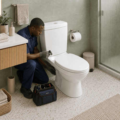 Wahkit Toilet & Urinal Wahkit Ceramic Standard Two-Piece Water Closet with Elongated Bowl & Floor Outlet 660mm - 2001S