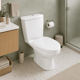Wahkit Toilet & Urinal Wahkit Ceramic Standard Two-Piece Water Closet with Elongated Bowl & Floor Outlet 660mm - 2001S