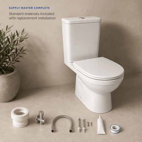 Wahkit Toilet & Urinal Wahkit Ceramic Standard Two-Piece Water Closet with Round Bowl 640mm - 2006S/P