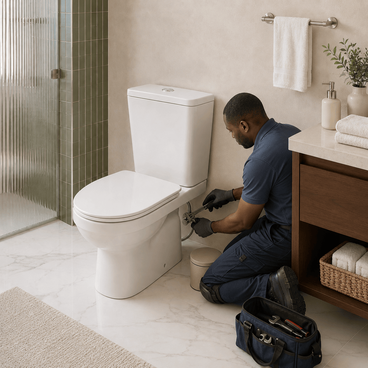 Wahkit Toilet & Urinal Wahkit Ceramic Standard Two-Piece Water Closet with Round Bowl 640mm - 2006S/P