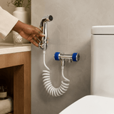 Wahkit Shower Set & Head Wahkit Chrome 2-Way Handheld Bidet Spray Set in Stainless Steel - K-8666