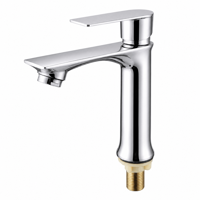Wahkit Bathroom Faucet Wahkit Chrome Angled Basin Mixer Tap in Zinc Alloy - K-8906