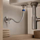 Wahkit Plumbing Parts & Fittings Wahkit Chrome Braided Flexible Connector Hose in Stainless Steel 40cm - K-J424-40