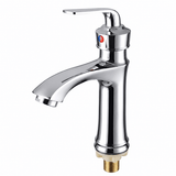 Wahkit Bathroom Faucet Wahkit Chrome Curved Basin Mixer Tap in Zinc Alloy - K-8907