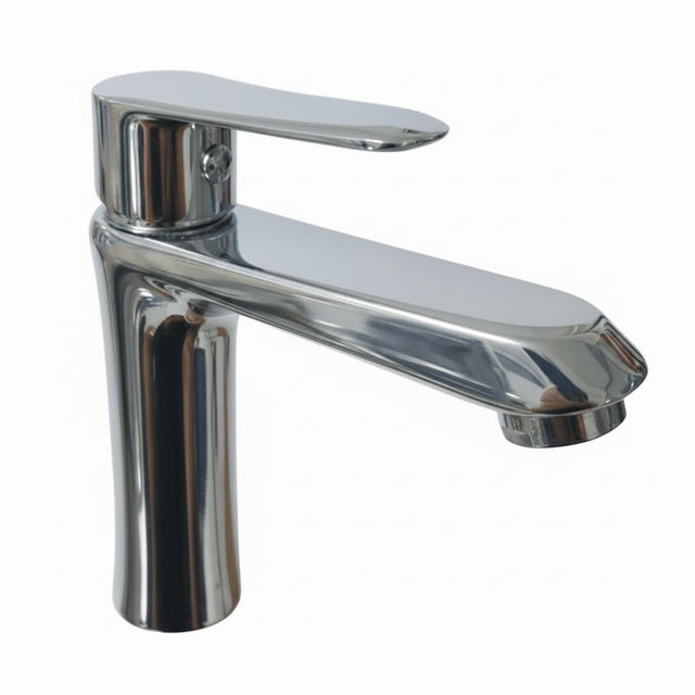 Wahkit Bathroom Faucet Wahkit Chrome Curved Body Basin Mixer Tap in Zinc Alloy - K-8985