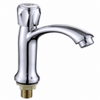 Wahkit Bathroom Faucet Wahkit Chrome Curved Pillar Basin Tap in Plastic Composite Core - G-79001