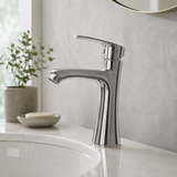 Wahkit Bathroom Faucet Wahkit Chrome Dark Body Basin Mixer Tap in Zinc Alloy - K-8986