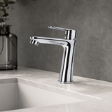 Wahkit Bathroom Faucet Wahkit Chrome Dark Body Basin Mixer Tap in Zinc Alloy - K-8988