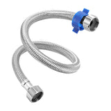 Wahkit Wahkit Chrome Flexible Connector Hose in Stainless Steel 60cm - K-J425-60