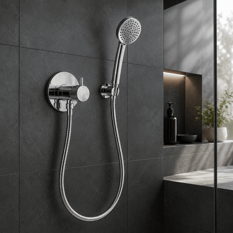 Wahkit Plumbing Parts & Fittings Wahkit Chrome Flexible Shower Hose in Stainless Steel - K-L426 & K-L427