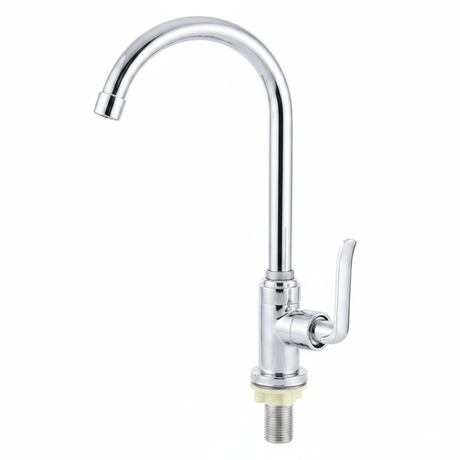 Wahkit Kitchen Tap Wahkit Chrome High Arc Kitchen Faucet Tap in Zinc Alloy - K-8979