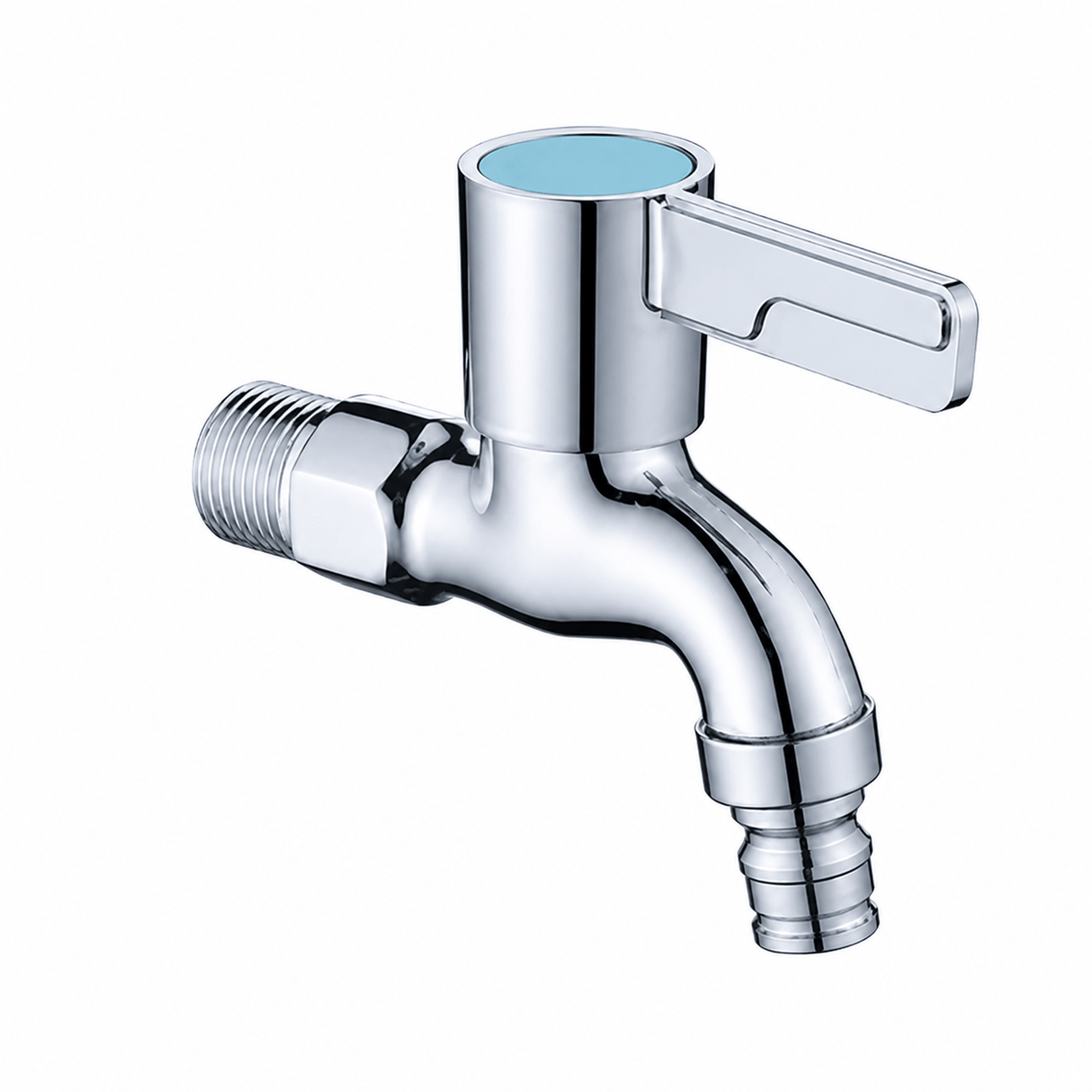 Wahkit Taps & Faucets Wahkit Chrome Hose Outlet Wall Bib Tap in Copper - K-8759B