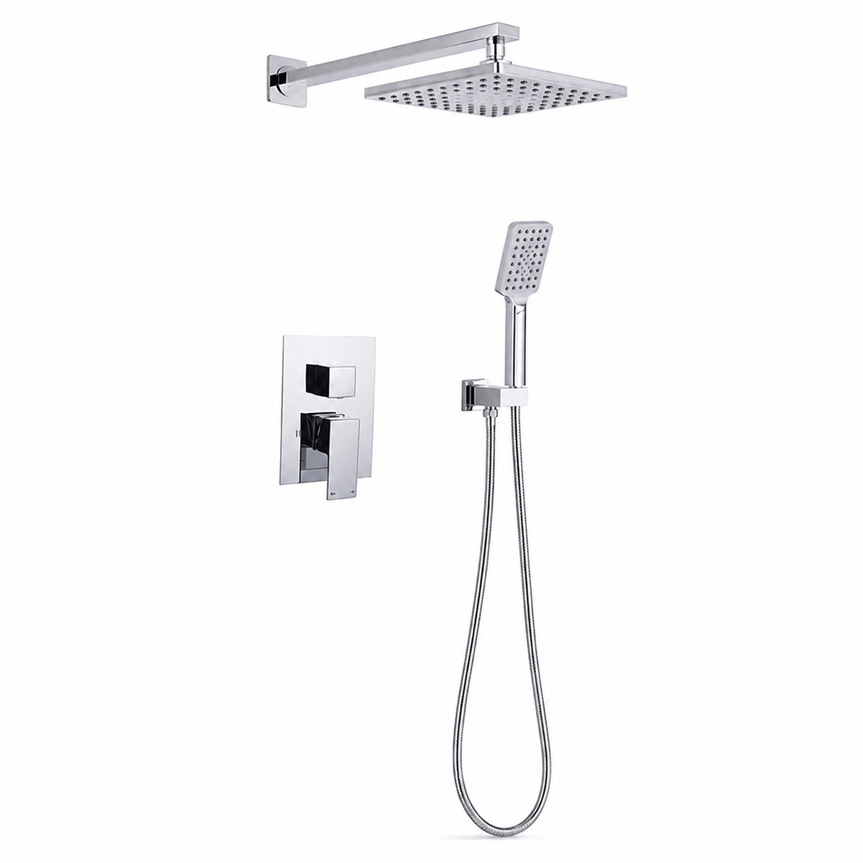 Wahkit Wahkit Chrome Round Head Concealed Rain Shower Set in Copper - K-8412