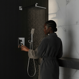 Wahkit Wahkit Chrome Round Head Concealed Rain Shower Set in Copper - K-8412