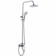 Wahkit Shower Set & Head Wahkit Chrome Round Head Wall Mounted Rain Shower Set in Copper - K-8837
